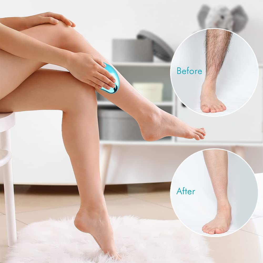 Depiladora de vello exfoliante