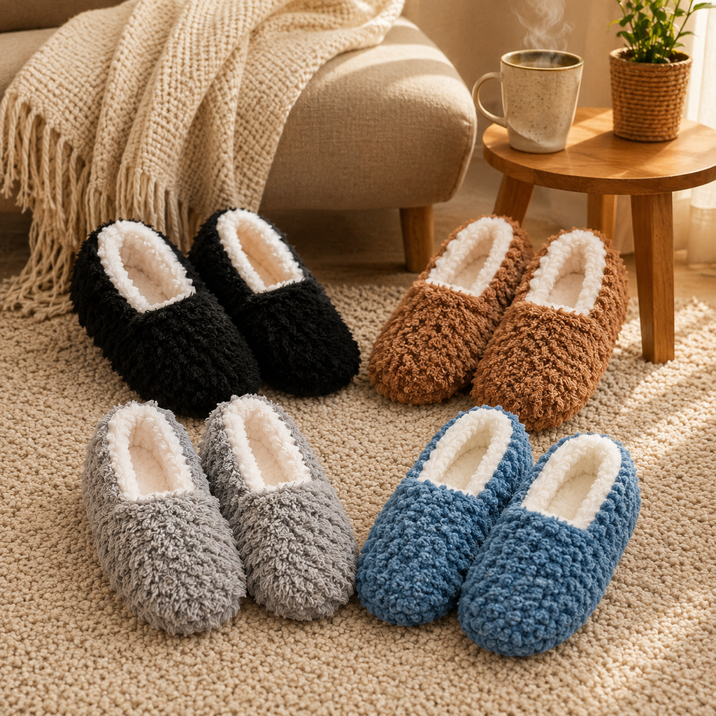 Pantumedia Antideslizante con Corderito