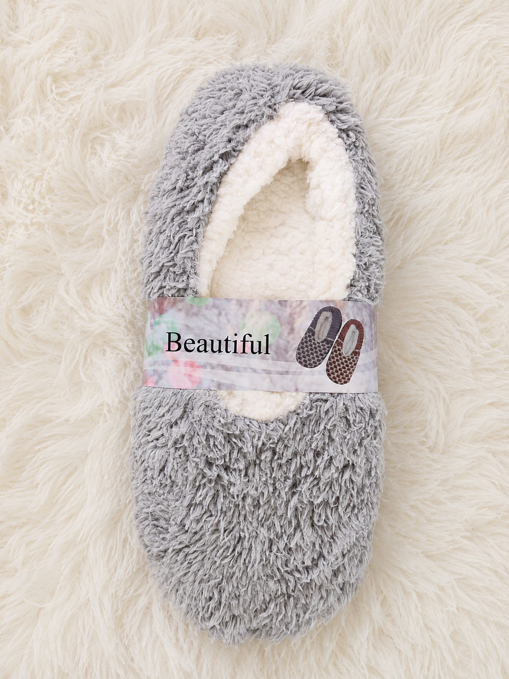 Pantumedia Antideslizante con Corderito