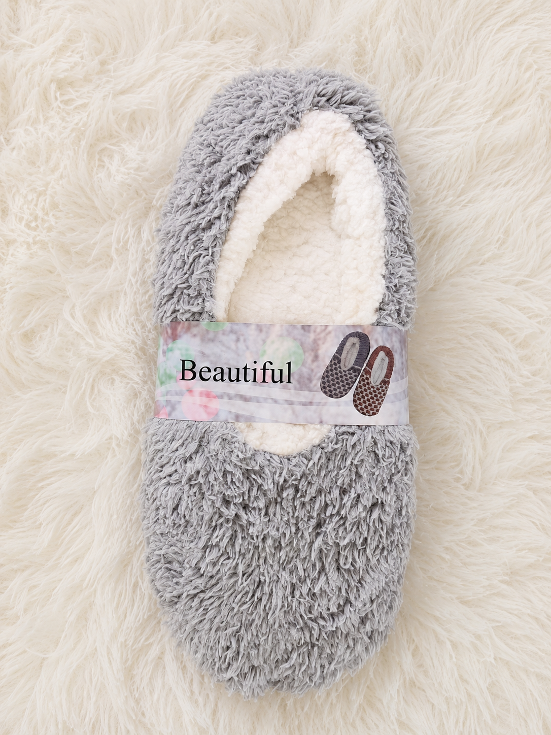 Pantumedia Antideslizante con Corderito