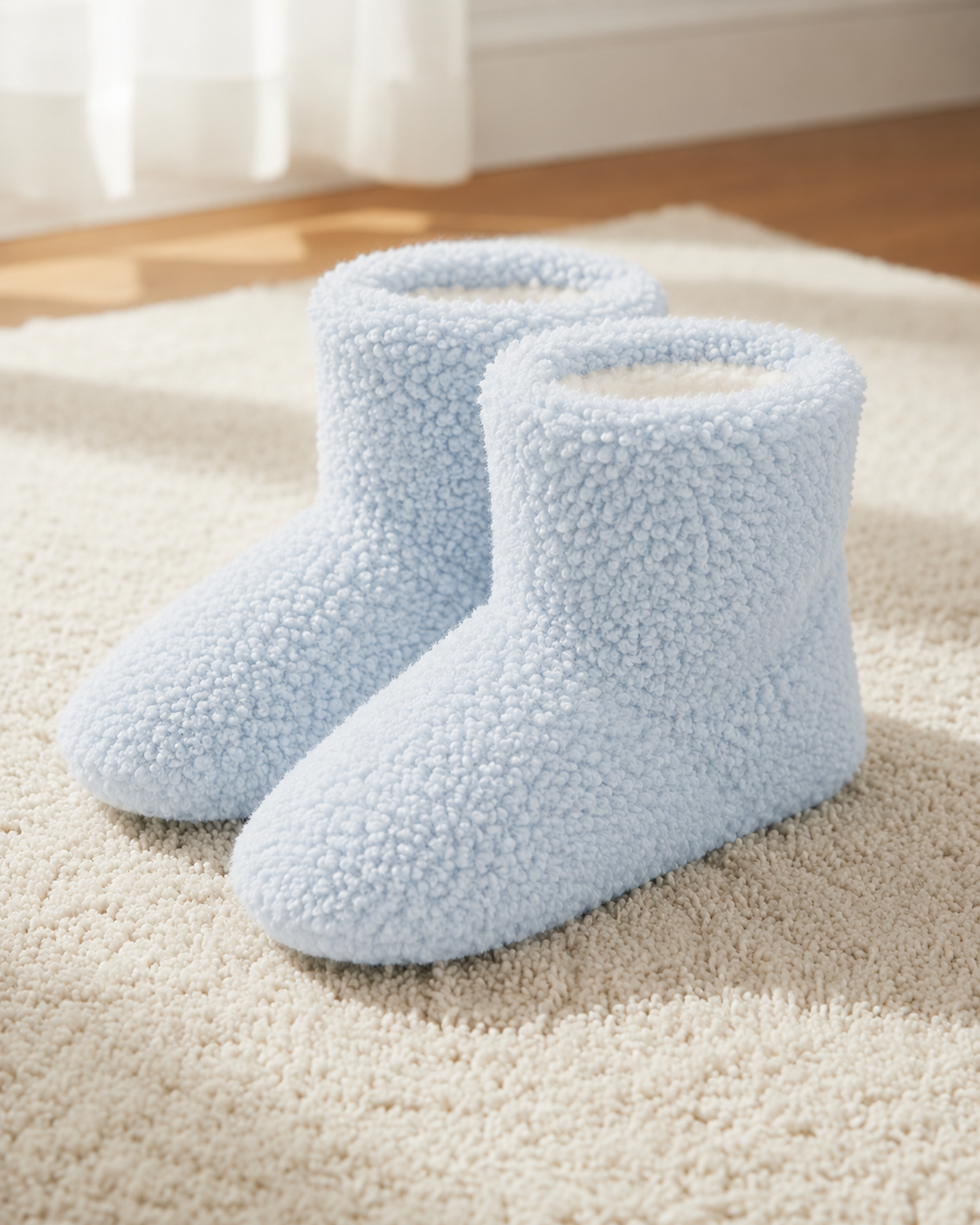 Pantuflas Botita con Interior de Corderito