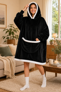Buzo Manta Unisex Con Corderito Interior y Capucha