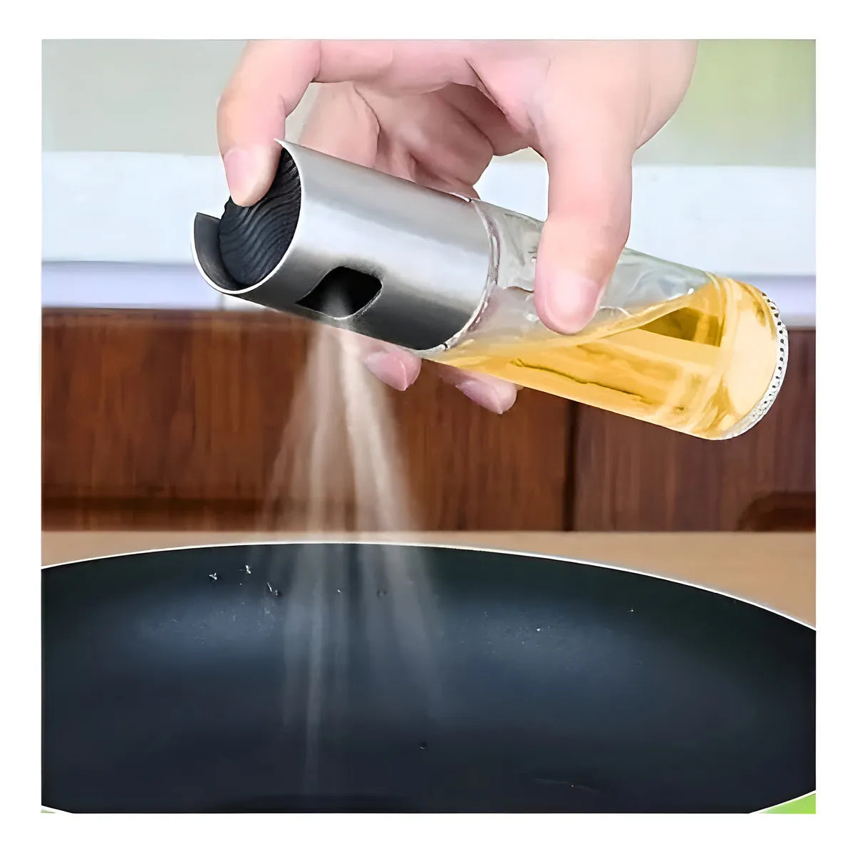 Rociador de vidrio para aceite de cocina en spray 100ml