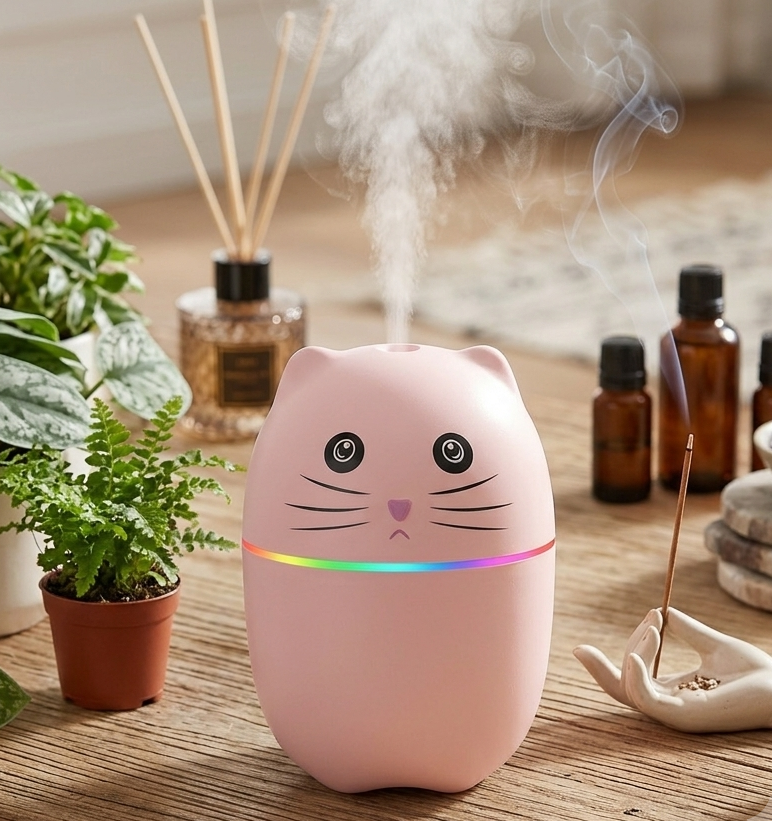 Humidificador gatito 220ml.