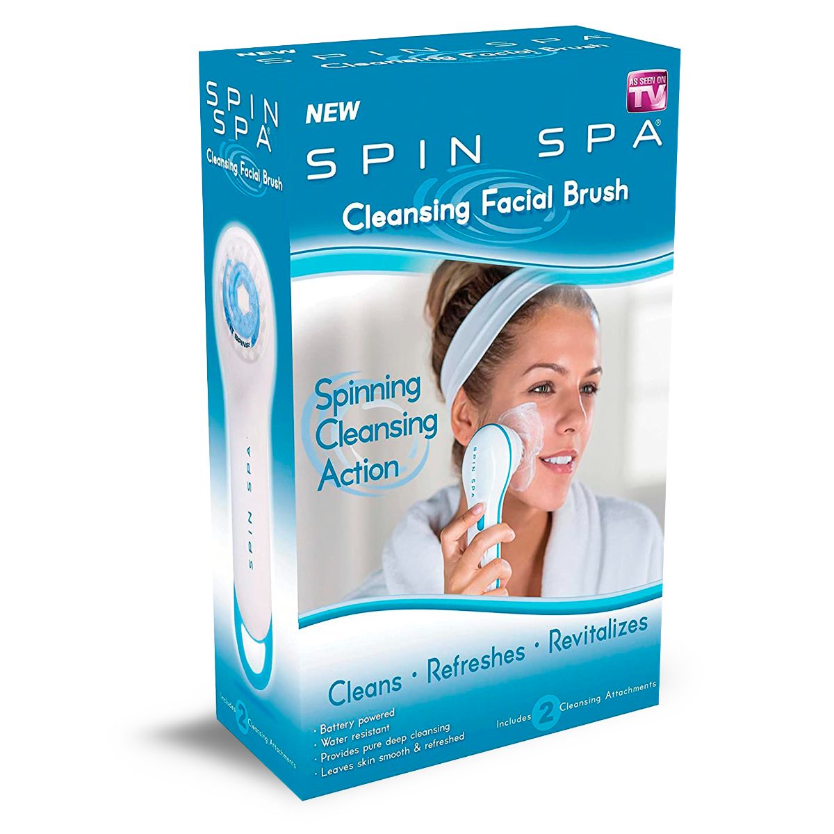 Cepillo Limpiador Facial Exfoliante Spin Spa Limpieza Rostro