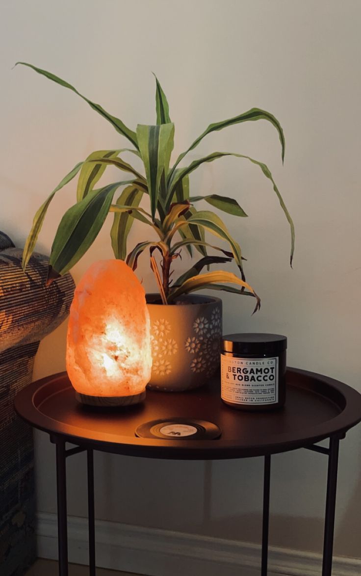 Lámpara de Sal del Himalaya con Dimmer Regulable